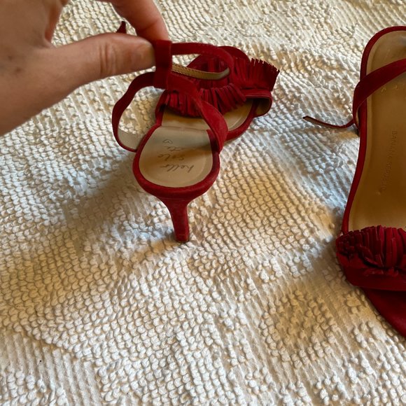 Red fringe Banana Republic stilettos - Picture 7 of 8